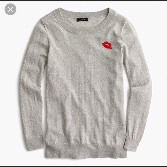 J. Crew Sweaters - Jcrew Tippi sweater with lips